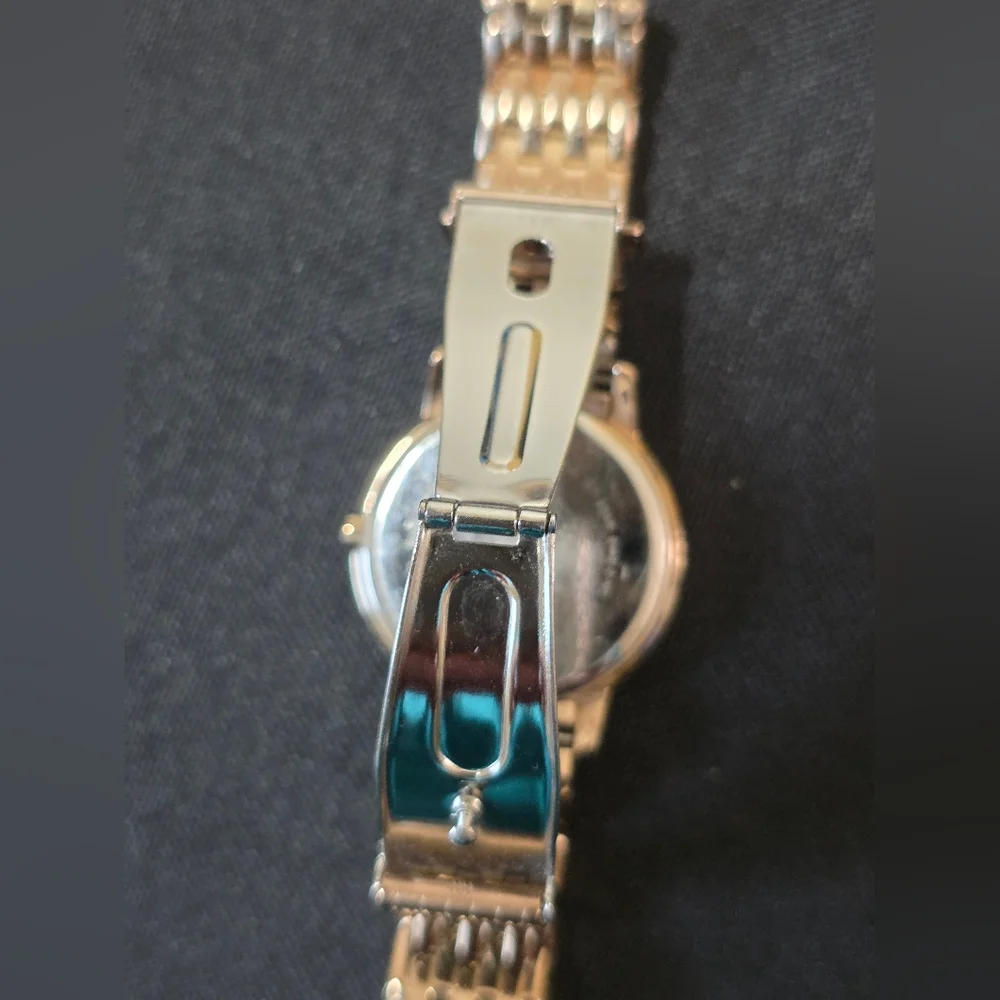 Citizen Ladies Eco Drive Strawberry Gold Watch EUC - Picture 9 of 16